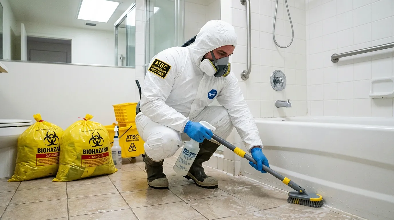 Decontamination equipment deployed for Blood Cleanup in Loganville